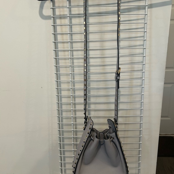 VALENTINO STUDDED GREY BAG - Picture 6 of 6